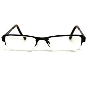 Jean Lafont Paris Onyx 288 Eyeglasses Frames Brown Semi Rimless 51-17-140 France